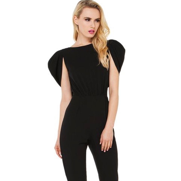 Gracia Pants - GRACIA YOU DA BOSS JUMPSUIT IN BLACK Features
